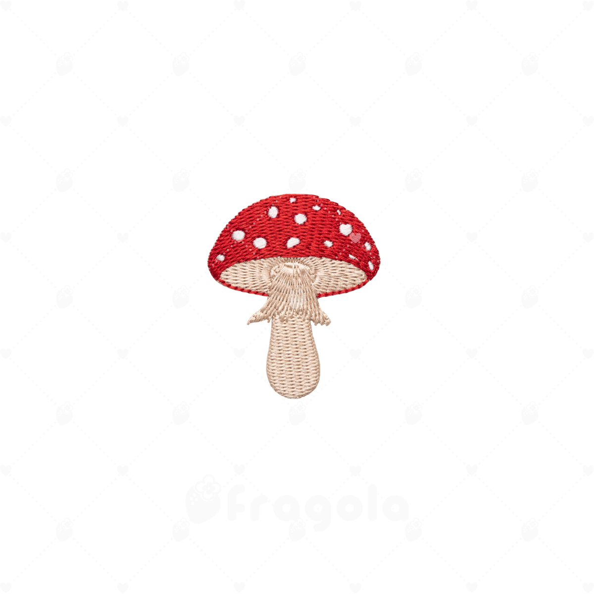 きのこ 刺繍データセット(4ファイル)