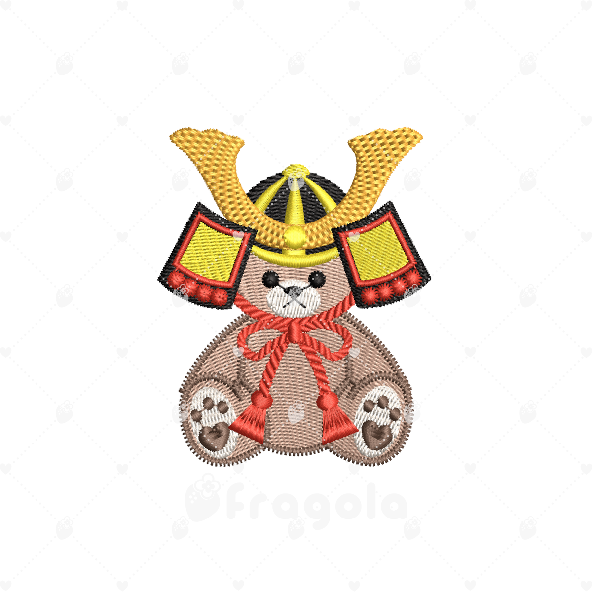端午の節句 くま刺繍データセット(8ファイル)