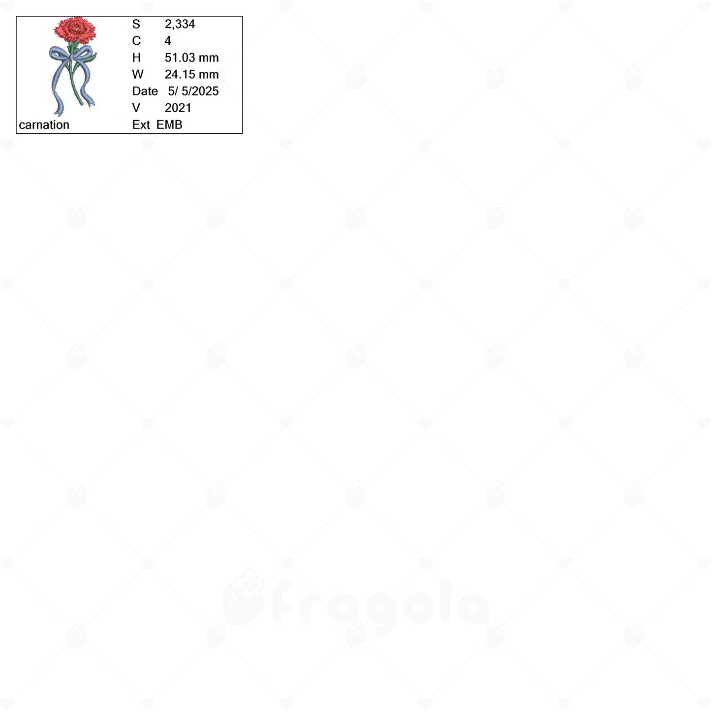 【配布終了】カーネーション