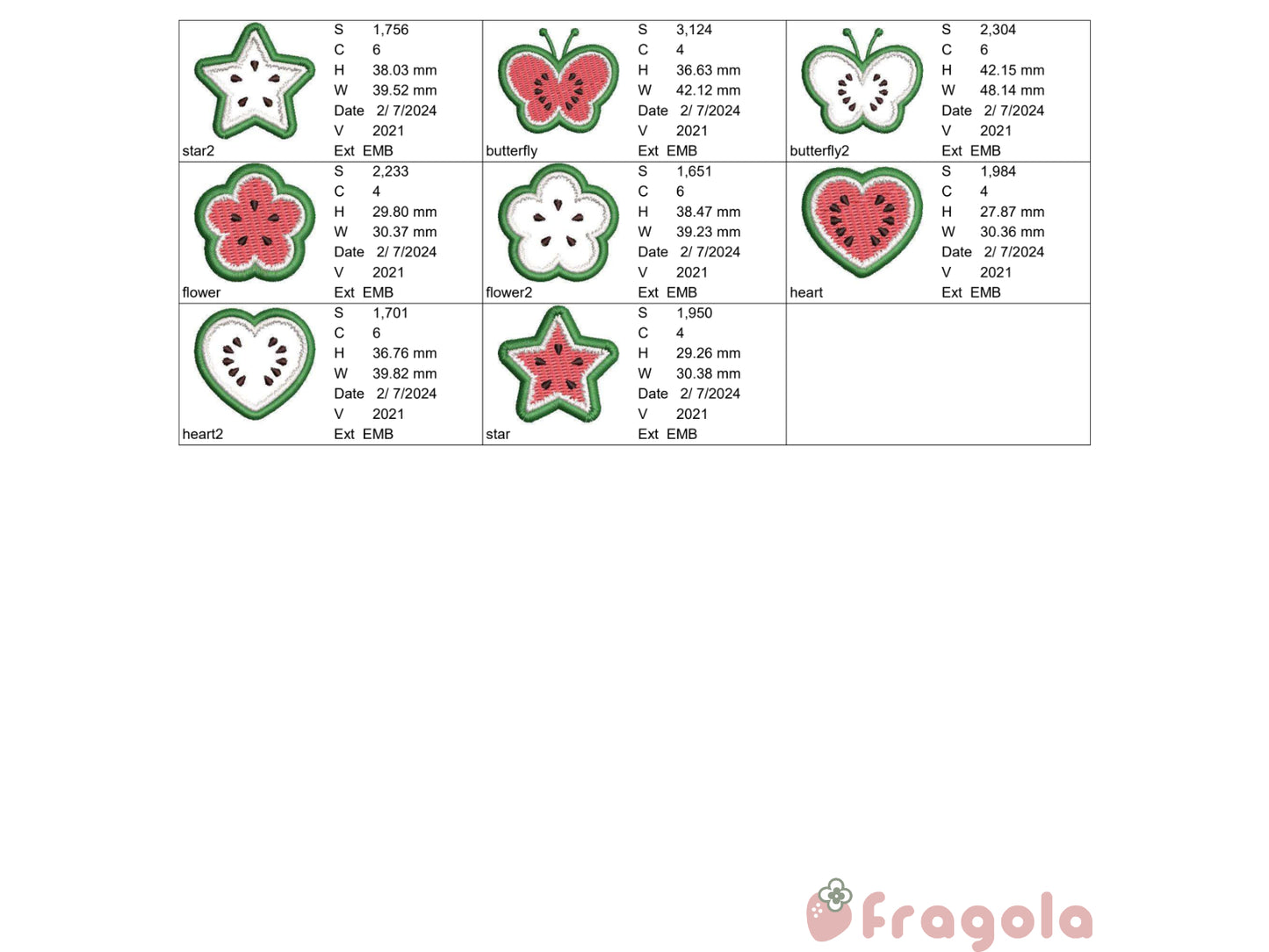 🍎いろんなスイカ🍎とアップリケ
