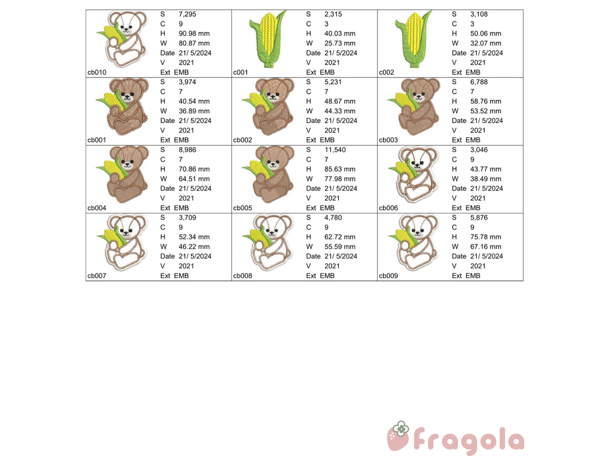 とうもろこしくま