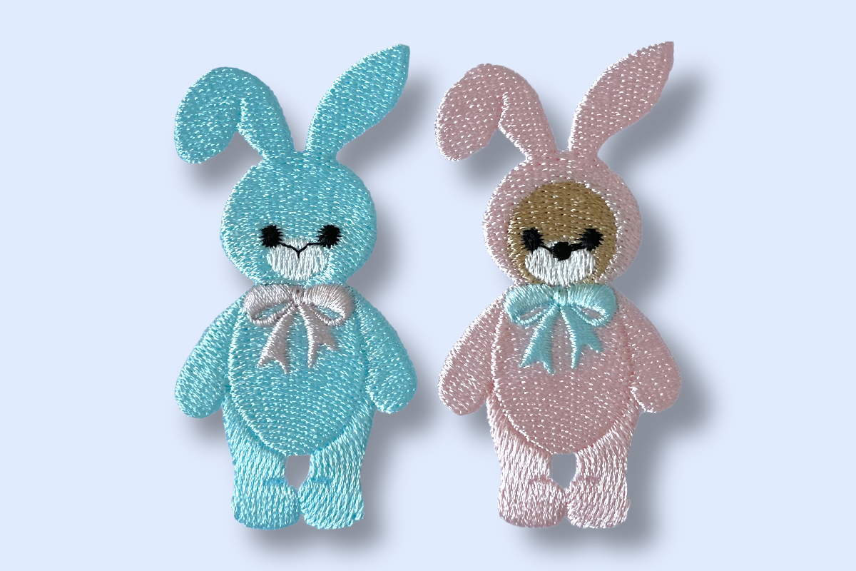 たれ耳バニー 刺繍データセット