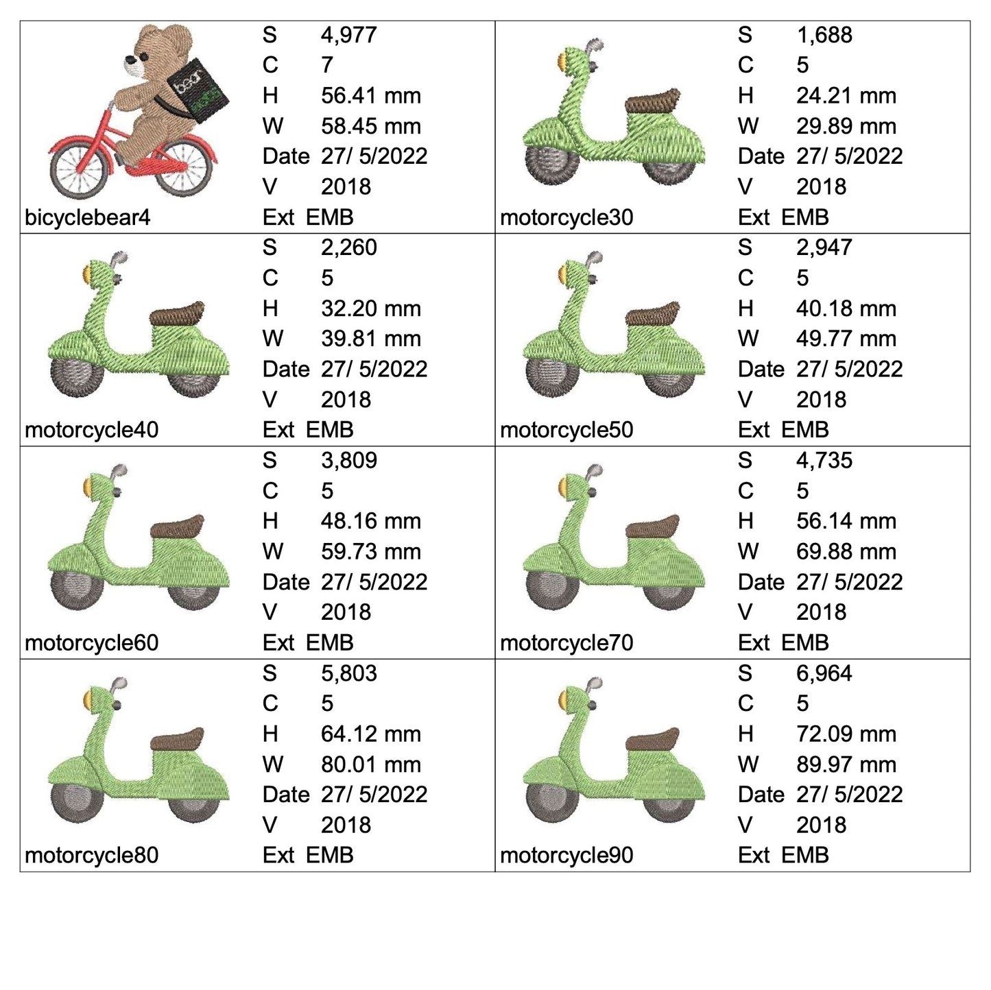 自転車とスクーターとくま
