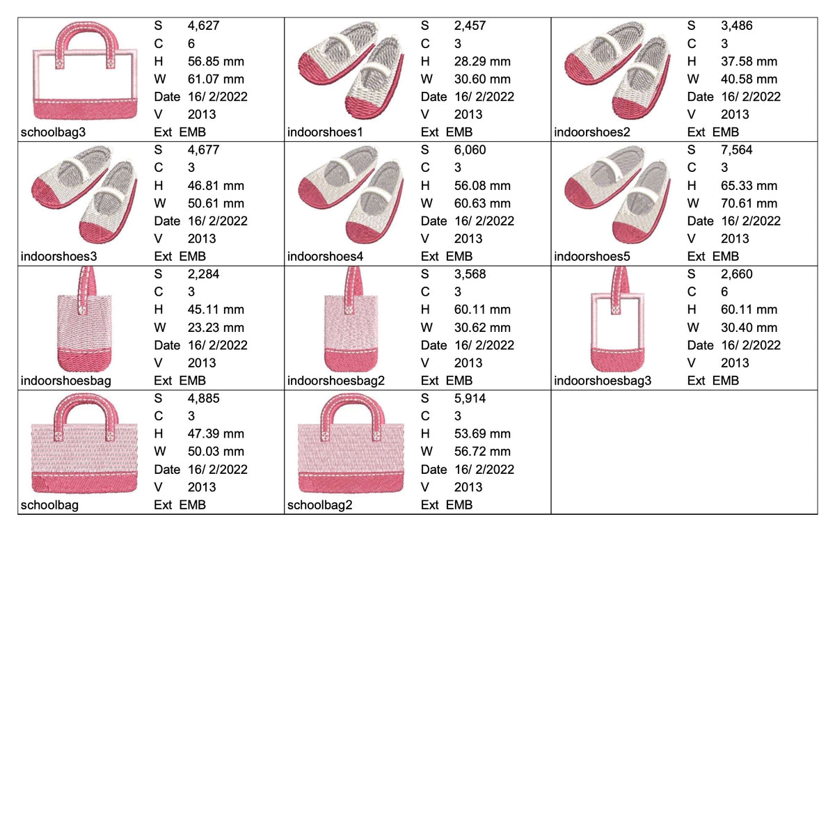 上履きとバッグ