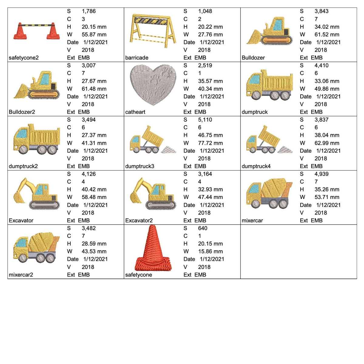働く車セット3