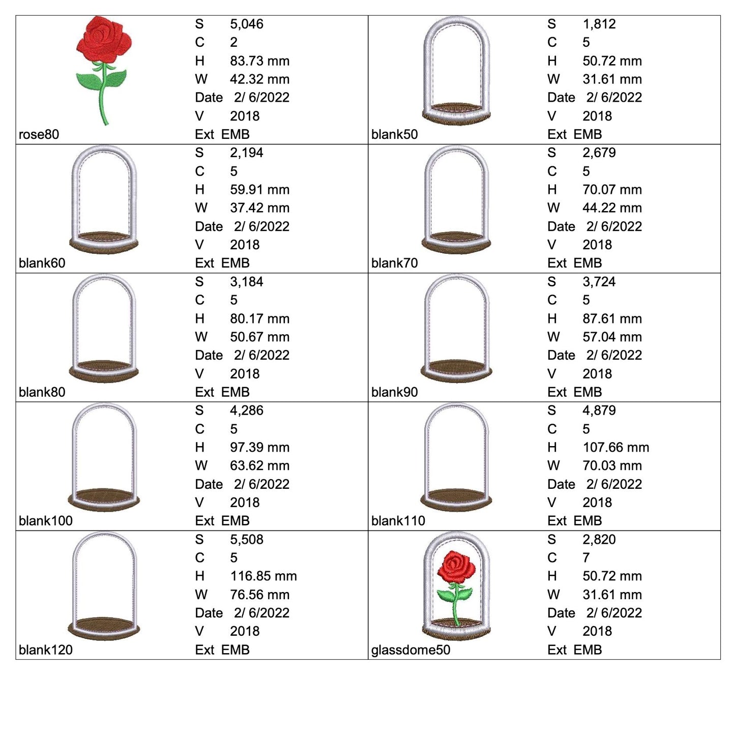 ガラスドームと薔薇
