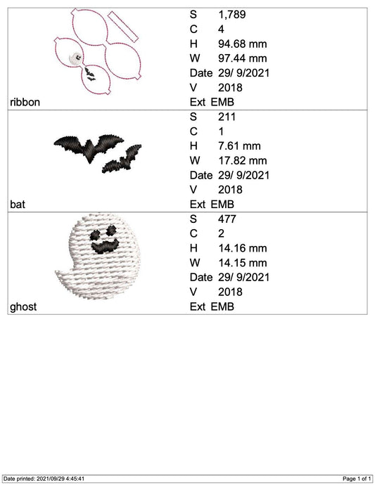 【10月限定】Halloween リボン