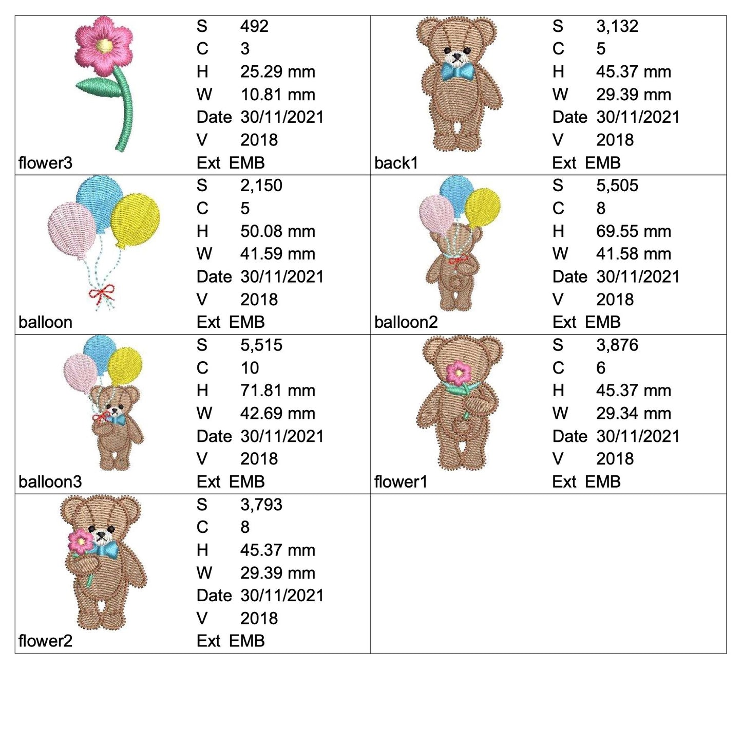 テディベアセット 風船