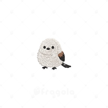 シマエナガ刺繍データセット（通常・ふち付き 10ファイル）