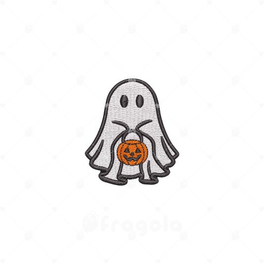 ハロウィン ゴースト 刺繍データセット（6ファイル）