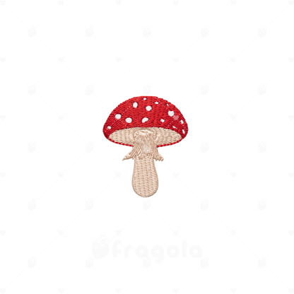きのこ 刺繍データセット（4ファイル）