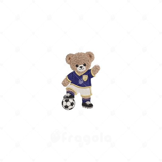 サッカーテディベア刺繍データセット（5ファイル）