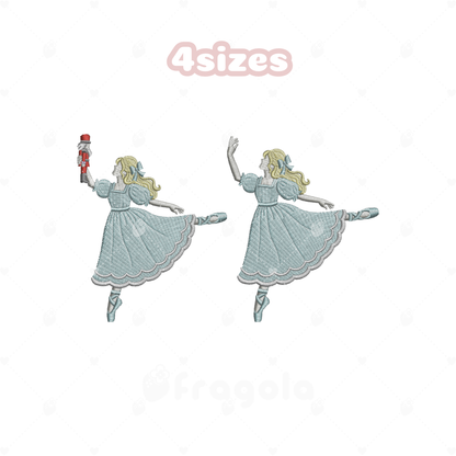 くるみ割り人形 クララ 刺繍データセット（8ファイル）