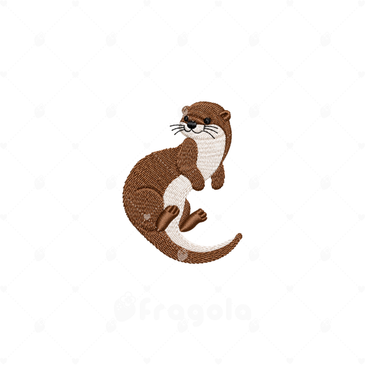 カワウソ 刺繍データセット（5ファイル）