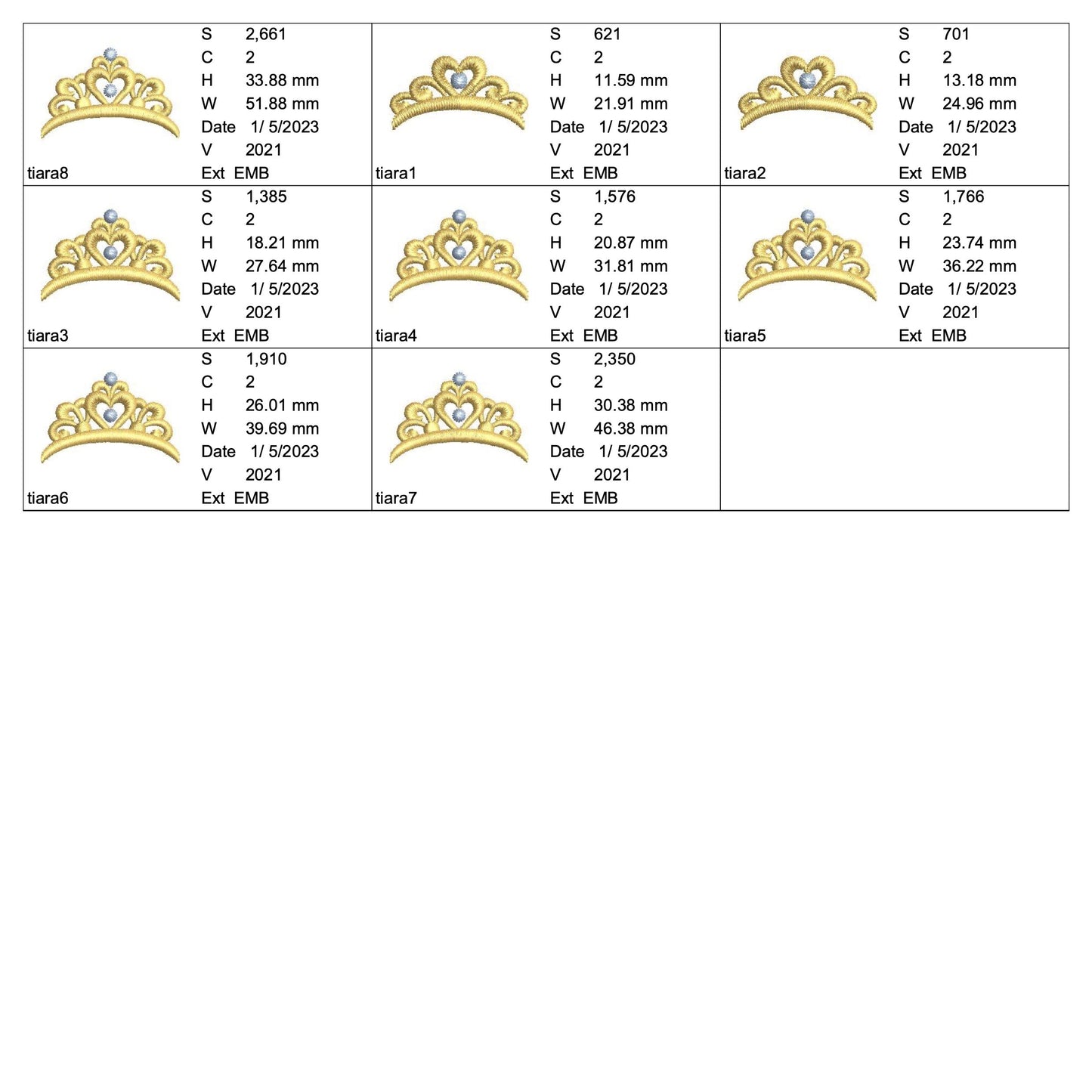 プリンセスアルファベットのアップリケ