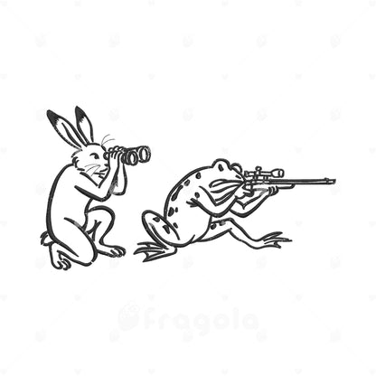 長銃戯画  刺繍データセット