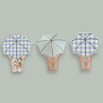 雨の日くま刺繍データセット（26ファイル）