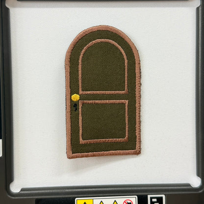 開くドア アップリケ刺繍データセット（8ファイル）
