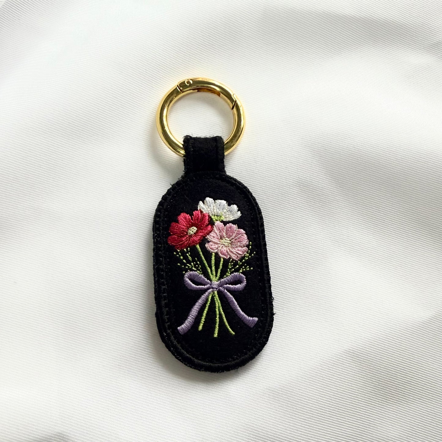 刺繍キーホルダーデータセット《縦長オーバル5種×4サイズ》
