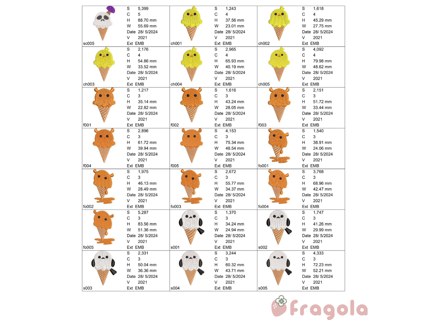 動物アイスセット5
